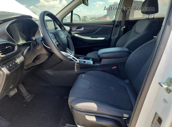 5NMS2CAD1LH216885 2020 HYUNDAI SANTA White Вид салону спереду