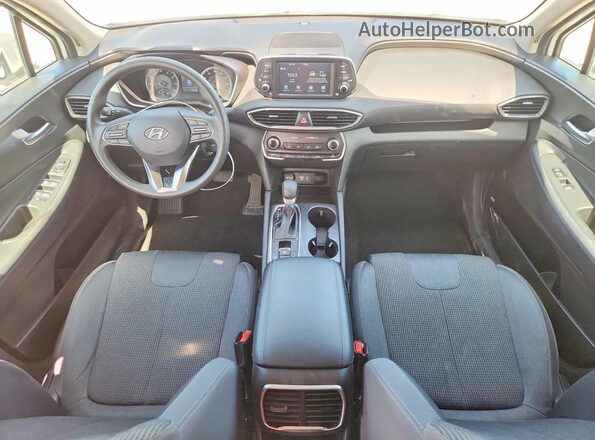 5NMS2CAD1LH216885 2020 HYUNDAI SANTA White Вид панелі приладів