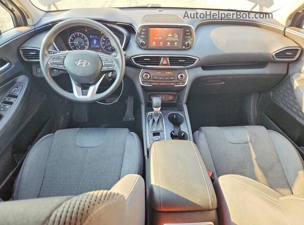 5NMS2CAD2LH228639 2020 HYUNDAI SANTA Gray Dashboard view