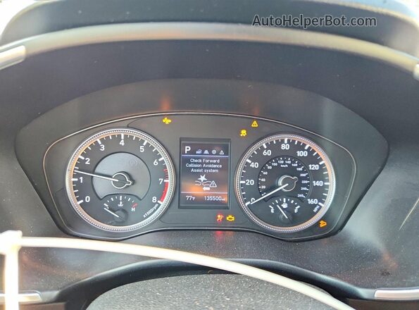 5NMS2CAD2LH228639 2020 HYUNDAI SANTA Gray Instrument cluster view