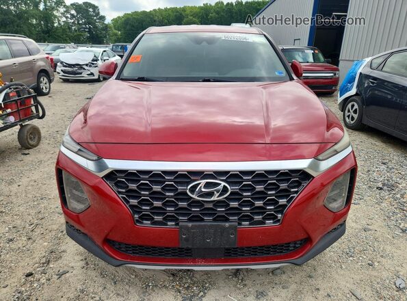 5NMS2CAD3KH031185 2019 HYUNDAI SANTA Red Вид спереду
