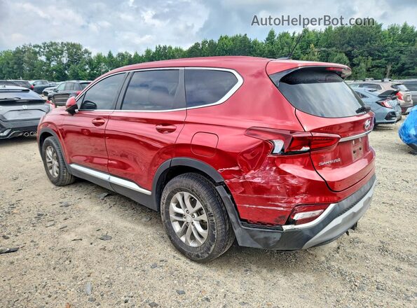5NMS2CAD3KH031185 2019 HYUNDAI SANTA Red Задня ліва чверть