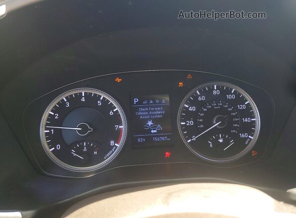 5NMS2CAD3KH100120 2019 HYUNDAI SANTA Silver ხელსაწყოთა პანელის ხედი