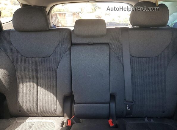 5NMS2CAD3KH100120 2019 HYUNDAI SANTA Silver უკანა სავარძლების ხედი