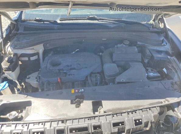 5NMS2CAD3KH100120 2019 HYUNDAI SANTA Silver ძრავის განყოფილების ხედი