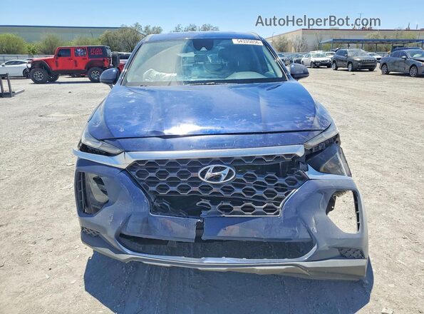 5NMS2CAD3KH110002 2019 HYUNDAI SANTA Blue Front view