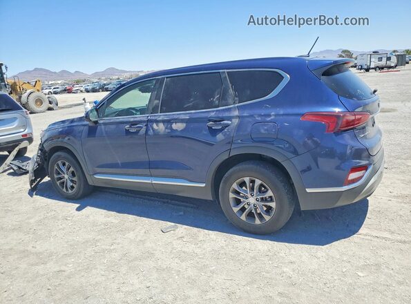 5NMS2CAD3KH110002 2019 HYUNDAI SANTA Blue Rear left