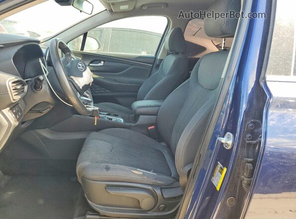 5NMS2CAD3KH110002 2019 HYUNDAI SANTA Blue Front interior view