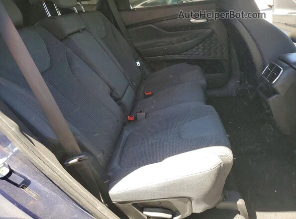 5NMS2CAD3KH110002 2019 HYUNDAI SANTA Blue Rear interior view