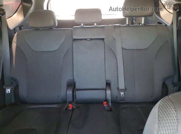 5NMS2CAD3KH110002 2019 HYUNDAI SANTA Blue Rear seats view
