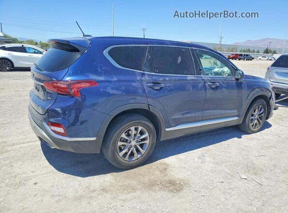 5NMS2CAD3KH110002 2019 HYUNDAI SANTA Blue Rear right