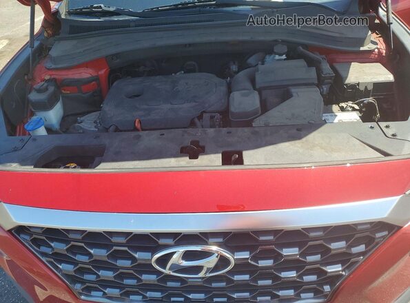 5NMS2CAD3LH153014 2020 HYUNDAI SANTA Красный Вид задней части салона