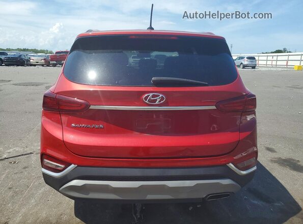 5NMS2CAD3LH153014 2020 HYUNDAI SANTA Красный Вид сзади