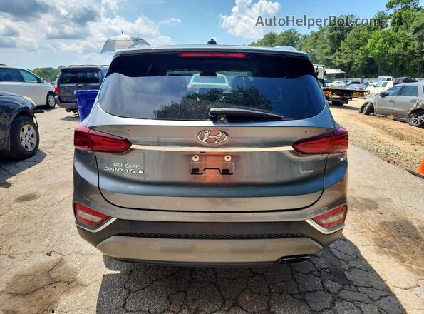 5NMS2CAD4KH021166 2019 HYUNDAI SANTA Серый Вид сзади