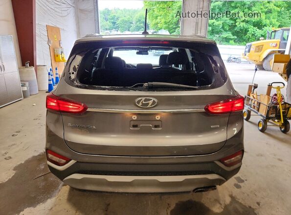 5NMS2CAD4KH034502 2019 HYUNDAI SANTA Угольный Вид сзади