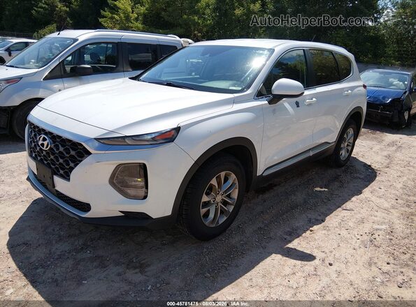 5NMS2CAD4LH155693 2020 HYUNDAI SANTA FE White Vista tres cuartos delantera izquierda