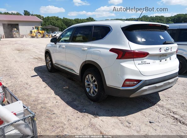 5NMS2CAD4LH155693 2020 HYUNDAI SANTA FE White Trasero izquierdo