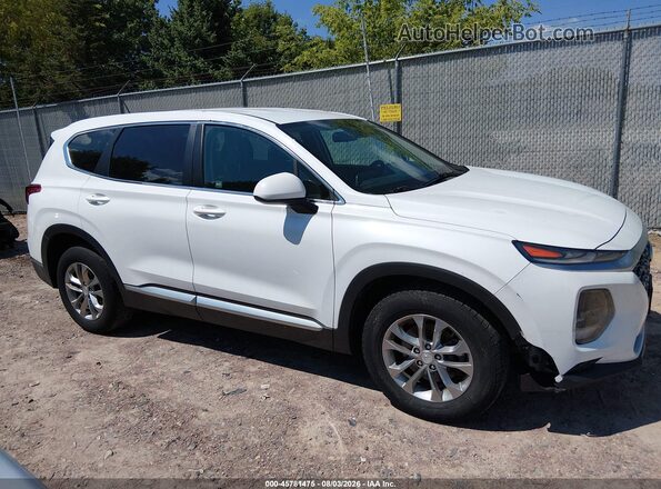 5NMS2CAD4LH155693 2020 HYUNDAI SANTA FE White Vista interior trasera