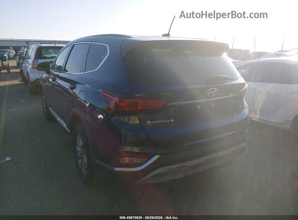 5NMS2CAD5KH031009 2019 HYUNDAI SANTA FE Синий Задняя левая четверть