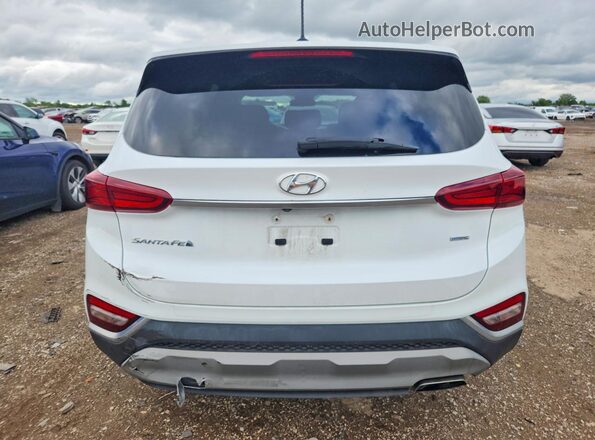 5NMS2CAD5LH237691 2020 HYUNDAI SANTA Белый Вид сзади
