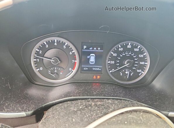 5NMS2CAD5LH237691 2020 HYUNDAI SANTA Белый Вид щитка приборов