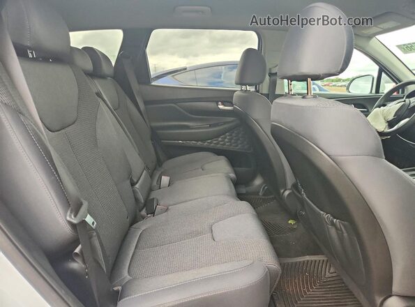 5NMS2CAD5LH237691 2020 HYUNDAI SANTA Белый Вид задних сидений