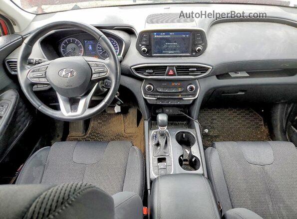 5NMS2CAD6LH176142 2020 HYUNDAI SANTA Red Vista del salpicadero