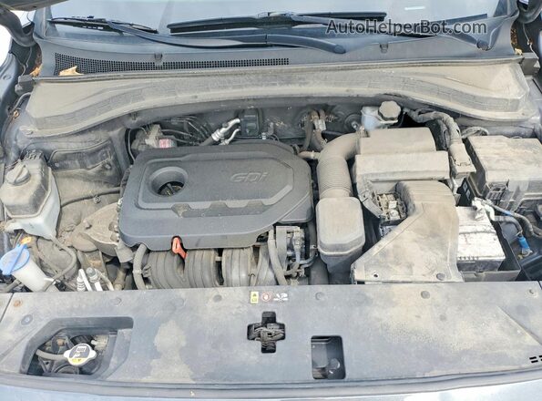 5NMS2CAD6LH270134 2020 HYUNDAI SANTA Черный Вид подкапотного пространства