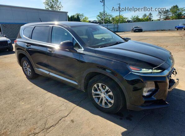 5NMS2CAD7KH081653 2019 HYUNDAI SANTA Black Przód prawy