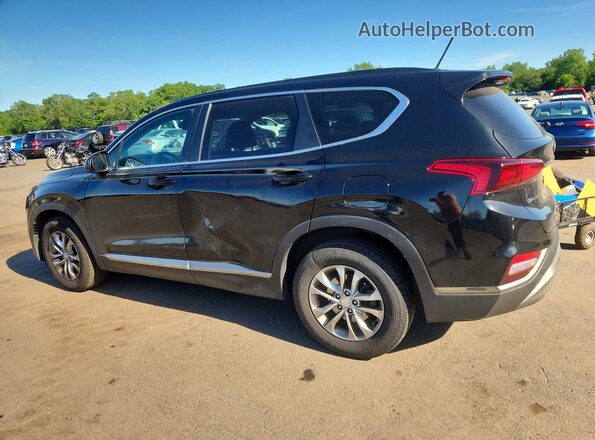 5NMS2CAD7KH081653 2019 HYUNDAI SANTA Black Tył lewy