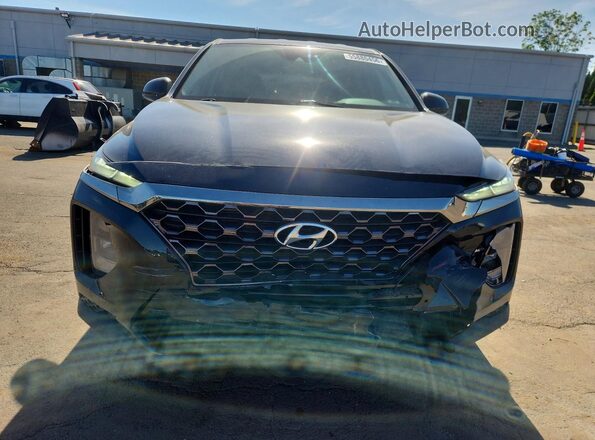 5NMS2CAD7KH081653 2019 HYUNDAI SANTA Black Widok z przodu