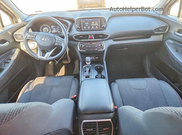 5NMS2CAD7KH081653 2019 HYUNDAI SANTA Black Widok deski rozdzielczej