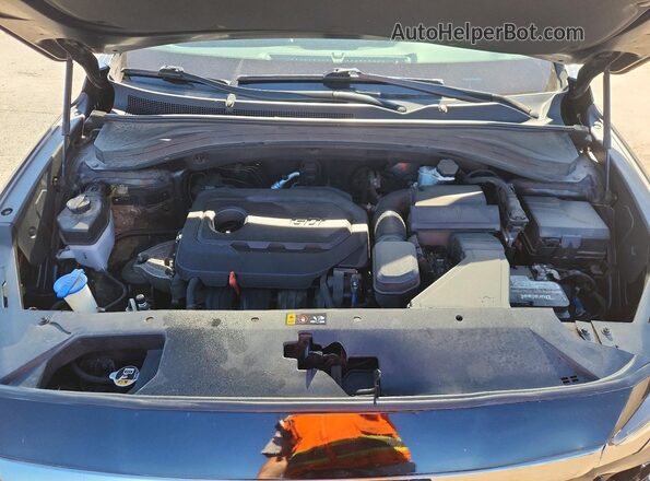 5NMS2CAD7KH081653 2019 HYUNDAI SANTA Black Widok komory silnika