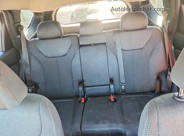5NMS2CAD7KH081653 2019 HYUNDAI SANTA Black Widok tylnych siedzeń