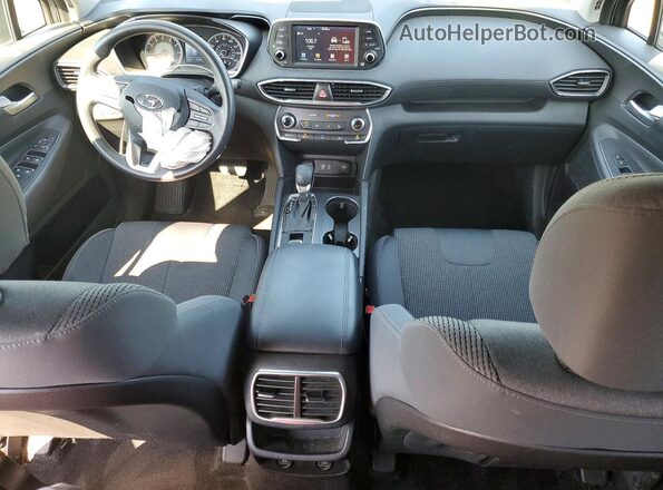 5NMS2CAD7LH243881 2020 HYUNDAI SANTA Gray Dashboard view