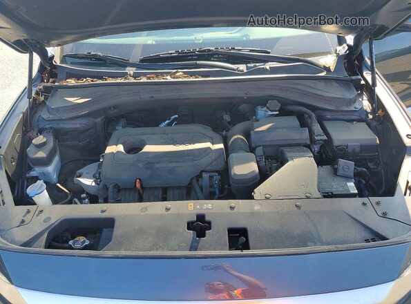 5NMS2CAD7LH243881 2020 HYUNDAI SANTA Gray Engine compartment view