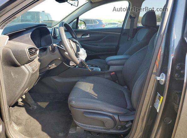 5NMS2CAD7LH243881 2020 HYUNDAI SANTA Gray Front interior view