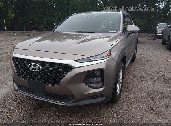 5NMS2CAD8KH018254 2019 HYUNDAI SANTA FE Gray Front left