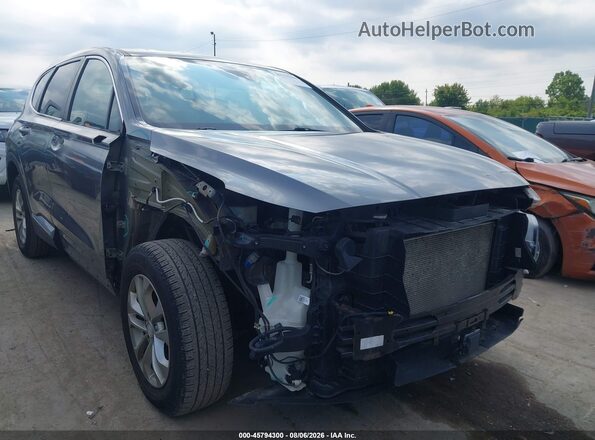 5NMS2CAD8KH084514 2019 HYUNDAI SANTA FE Gray Դիմացի տեսք