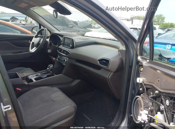 5NMS2CAD8KH084514 2019 HYUNDAI SANTA FE Gray Սալոնի դիմացի տեսք