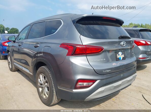 5NMS2CAD8KH084514 2019 HYUNDAI SANTA FE Gray Հետևի ձախ
