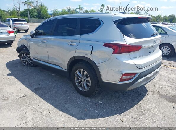 5NMS2CAD8KH088515 2019 HYUNDAI SANTA FE Silver Հետևի ձախ
