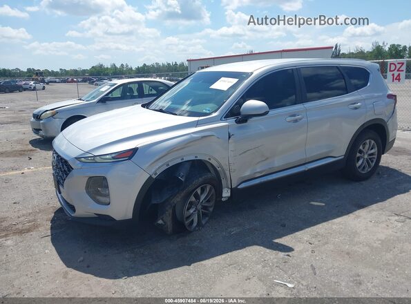 5NMS2CAD8KH088515 2019 HYUNDAI SANTA FE Silver Դիմացի տեսք