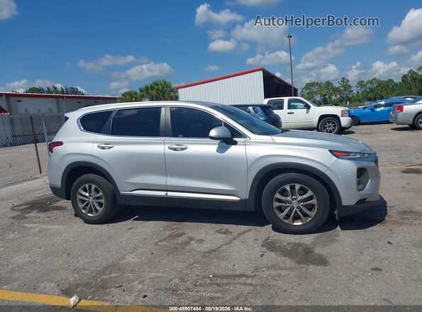 5NMS2CAD8KH088515 2019 HYUNDAI SANTA FE Silver Սալոնի հետևի տեսք