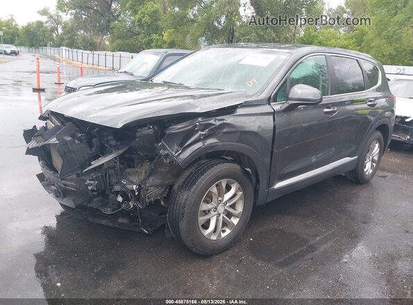 5NMS2CAD8LH142056 2020 HYUNDAI SANTA FE Gray Передня ліва чверть