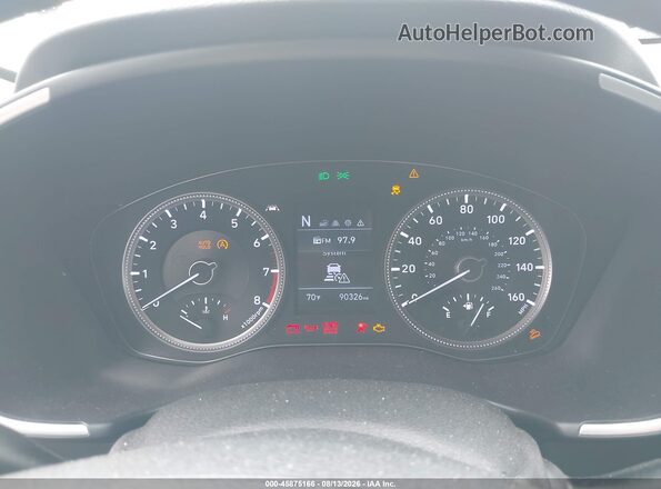 5NMS2CAD8LH142056 2020 HYUNDAI SANTA FE Gray Вид задніх сидінь
