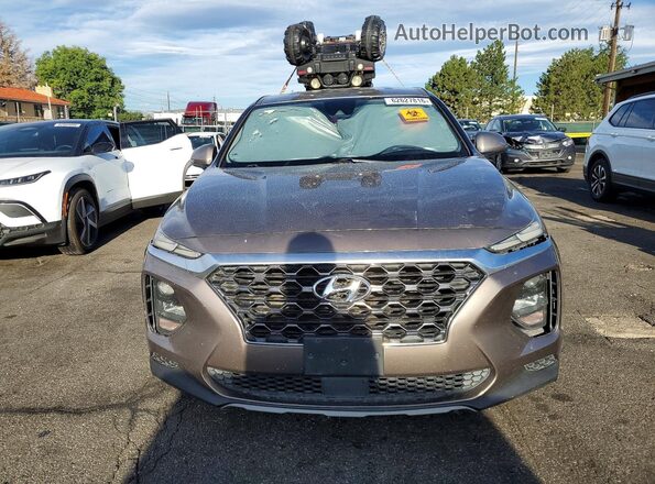 5NMS2CADXKH090279 2019 HYUNDAI SANTA Серый Вид спереди