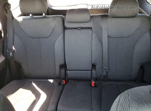 5NMS2CADXLH257435 2020 HYUNDAI SANTA Black Widok tylnych siedzeń