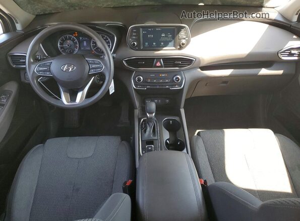 5NMS2CADXLH257435 2020 HYUNDAI SANTA Black Widok deski rozdzielczej