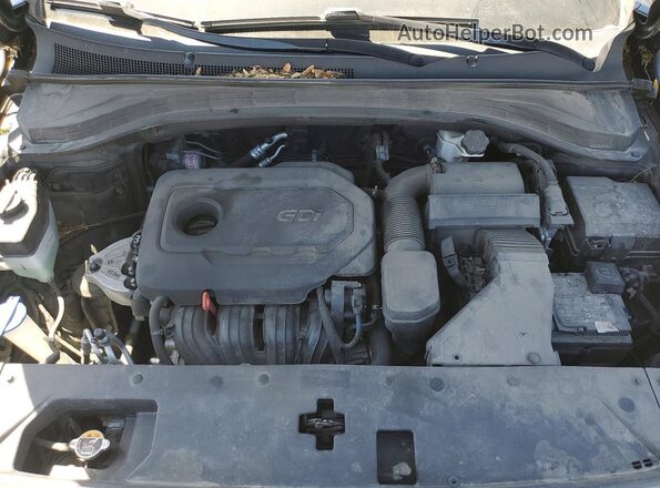 5NMS2CADXLH257435 2020 HYUNDAI SANTA Black Widok komory silnika